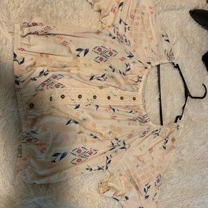 Off the shoulder shirt